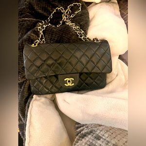 Black vintage Chanel bag